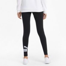 Puma Freizeit-Leggings Essentials Logo - Baumwolle - schwarz Damen